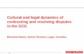 Cultural and legal dynamics of contracting and resolving ... · Cultural and legal dynamics of contracting and resolving disputes in the GCC. ... 2007 2013 2009 2012 ... The law of