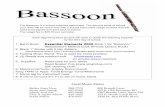 Weissenborn Method book (Private Lesson Book) · The Bassoon is a school-supplied instrument. The second week of school your child will be sent home with a school instrument usage