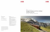 Surge arresters and low voltage limiting devices for … arresters and low voltage limiting devices ... • EN 50526-1/IEC 62848-1 Railway applications – Fixed installations –