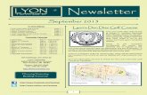 September 2015 - Welcome to Lyon Township Newsletter.pdf · September 2015 In This Edition Lyon ... Oakland County Water Resource Commission (WRC) operates our ... This month’s