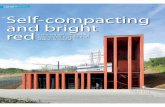 1 Self-compacting and bright red faculteit... · thema 138 3 2017 Self-compacting and bright red Self-compacting and bright red Coloured self-compacting concrete for the new train