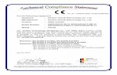 Ref. No.: ACWE-RC120023 (ACWE-G1108010R1) · Ref. No.: ACWE-RC120023 (ACWE-G1108010R1) ... is possible to use CE marking to demonstrate the compliance with this ... Xinghu Road No.