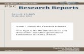 How Rigid is the Wealth Structure and Why? Inter- and … ‐ and Multigenerational Associations in Family Wealth Fabian T. Pfeffer University of Michigan ... intergenerational rigidity
