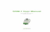 GSM-1 User Manual v1.09 - iku.si€¦ · Check operation ... 7 Description ... GPRS - remote programming and monitoring with CyPro - remote data transfer with CyBro OPC server