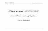 Strata CTX28 Voice Processing System User Guideempirecomm.com/support/CTX28VM_user.pdfVoice Processing System User Guide. ... No part of this manual, ... The sole obligation of TAIS