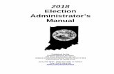 2018 Election Administrator's Manual.Printer Proof - … Election Administrator... · Procedures to Fill an Elected Office Vacancy of a School Board ... Voting System Delivery ...