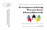 Cooperating es Teacher Handbook ty - Central … · 2017-06-22 · Cooperating Teacher Handbook ... A key aspect in the Teacher Preparation Program is the student teaching component.