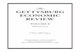 The GettysburG economic review€¦ · The GettysburG economic review volume 6 spring 2012 Department of Economics Gettysburg College Gettysburg, Pennsylvania 17325. The GettysburG