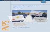 Improving Efficiency of PV Systems Using Statistical ... ENERGY AGENCY PHOTOVOLTAIC POWER SYSTEMS PROGRAMME Improving Efficiency of PV Systems Using Statistical Performance Monitoring