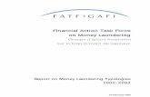Financial Action Task Force on Money Laundering · The Financial Action Task Force (FATF) uses its annual typologies exercise to monitor changes and better understand the underlying