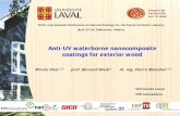 Anti-UV waterborne nanocomposite coatings for exterior … · Anti-UV waterborne nanocomposite coatings for exterior ... World demand for Architectural Paints is forecast to ... Anti-UV