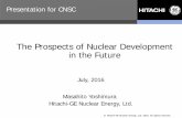 The Prospects of Nuclear Development in the Futurenuclearsafety.gc.ca/eng/pdfs/Presentations/Guest-Speakers/2016/...The Prospects of Nuclear Development in the Future ... First alliance