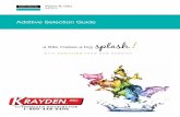 Additive Selection Guide - Krayden | Adhesive and Sealant ...krayden.com/pdf/xia_dc_additive_selector_paints_inks_coatings.pdf2 3 I t takes only a little of a Dow Corning® brand additive