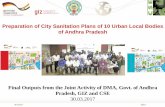 Preparation of City Sanitation Plans of 10 Urban Local … Achanta Venkateswara Ra, Print Media (Andhra Jyothi) Sri Korlapati Pradeep, Electronic Media Sri Pindi Saibabu, Lecturer