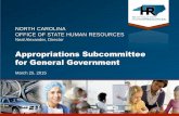 NORTH CAROLINA OFFICE OF STATE HUMAN RESOURCES … · NORTH CAROLINA OFFICE OF STATE HUMAN RESOURCES Neal Alexander, ... •Applicant Tracking System ... market-based system