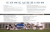 NCAA Coaches concussion fact sheet - SportsEngine · • Data from the NCAA Injury Surveillance System suggests that concussions represent 5 to 18 percent of all reported injuries,