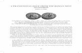 A TRANSITIONAL ISSUE FROM THE ROMAN MINT … TRANSITIONAL ISSUE FROM THE ROMAN MINT AT LONDON Hubert J. Cloke GALERIUS, as Augustus. May 1, 305 – May, 311 AD. ... The Roman Imperial