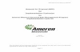 Request for Proposal (RFP) for Implementation Contractor ... · Implementation Contractor for Ameren Missouri Demand Side ... an electric utility headquartered in St. Louis, Missouri