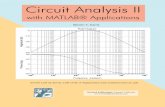 Circuit Analysis II - matlabanalysis.com · Circuit Analysis II with MATLAB® Applications. ... The author has accumulated many additional problems for homework ... The Series RLC