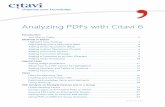 Analyzing PDFs with Citavi 6 · Analyzing PDFs with Citavi 6 ... a direct quotation, indirect quotation, summary, or comment. Text can also be saved as an abstract, table of contents,
