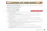 CODE OF THE WOLF - Cub Scouts · to give you a reasonable sampling of the item. Graph paper may be helpful in drawing charts, but it is Graph paper may be helpful in drawing charts,