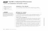 Earth’s Internal Processes 25 section Evolution of Earth’s ... Tectonics... · 444 CHAPTER 25 Earth’s Internal Processes Seafloor ... Divergent boundaries are places where plates