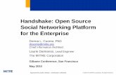 Handshake: Open Source Social Networking Platform … · Social Networking Platform for the Enterprise ... IBM, DISA, APL, ... Handshake: Open Source Social Networking Platform for