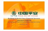 (Introduction to Ping An Group Integrated Operation …resources.pingan.com/app_upload/file/ir/...Building A World-Class Financial Services Operation Platform (Introduction to Ping
