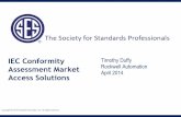 IEC Conformity Timothy Duffy Assessment Market Rockwell ... · Categories Products IEC Standards BATT 60086, 60095, 60099, 60254 ... 60502, 60702, 60800, 60840, 62067, 62275, CAP