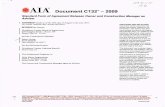 8AIA Document C132Tll -2009 - Woodbury County · 8AIA Document C132Tll -2009 ... AIA Document C132"' - 2009 ~formerly 8801"'CMa ... 1992 and 2009 by The American Institute of Architects.