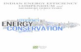 INDIAN ENERGY EFFICIENCY COMPENDIUM and MEMBERS DIRECTORY€¦ · INDIAN ENERGY EFFICIENCY COMPENDIUM and MEMBERS ... INDIAN ENERGY EFFICIENCY COMPENDIUM and MEMBERS DIRECTORY 2016
