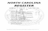 NORTH CAROLINA REGISTER BoilerPlate - ncoah.com€¦  · Web viewproposed rules. approved rules. contested case decisions. rules review commission. 28:03 north carolina register