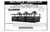 MULTIPLE - MODULAR MANUAL - Burnham Commercial · The Repair Parts list designates parts that contain refractory ceramic fibers (RCF). RCF has been classified as a possible human