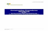 Construction Procedures Handbook - SP Energy Networks · This Construction Procedures Handbook ... Dismantling Works TBC 7 Public Road ... SPT for the section of the overhead line