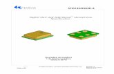 SPM1423HM4H-B - Mouser Electronics · LASER MARK COMPONENT ORIENTATION SPM1423HM4H-B ... The information contained in this literature is based on our experience to …