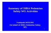 Safety WG Activities Summary of IHRA Pedestrian · AIS/ Impact velocity relationship for major injury locations are ... Body Region Head Face Neck Chest Abdomen Pelvis Arms Legs ...