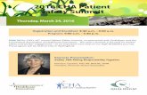 2016 CHA Patient Safety Summit · 2016 CHA Patient Safety Summit. ... Vice President, Clinical Quality, Hospital Engagement Network Project at the American Hospital ... Initiative