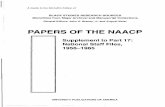 PAPERS OF THE NAACP - LexisNexis€¦ · southern states, presidential elections, and the war in Vietnam. ... Carter served as legal adviser to the national office as ... locals also