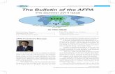 Suer The Bulletin of the AFPA - jspn.or.jp · The Bulletin of the AFPA 2014 The s eer shr sss ... AFPA Presidents’ Messages ... of their significant achievements and extraordinary