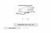 Pag 1 Omnia 26-32-42 - IFM Comac MANUAL Omnia.pdf · constructor or from his dealer. ... The covers of the brushes base of Omnia 42 are packed separately from the machine. Before