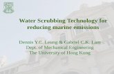 Water Scrubbing Technology for reducing marine emissions · Water Scrubbing Technology for reducing marine emissions . ... (e.g. FGD in HEC and CLP) Gas ... Cruise 4.01 11.93 3.17