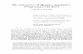 The Invention of Modern Aesthetics: From Leibniz to Kanths.zrc-sazu.si/Portals/0/sp/hs4/13-HS_4_web_Ahlberg.pdf · The Invention of Modern Aesthetics: From Leibniz ... The Invention