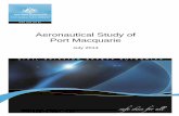 Aeronautical Study of Port Macquarie - July 2014 · Aeronautical Study of Port Macquarie ... (OAR) undertakes a risk based approach in determining which ... approach however the minimum