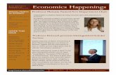 Economics Happenings - Elon University / Home · several Winter Term business and culture ... Several economic students presented their thesis research at ... Innovation and the Role
