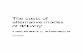 HEFCE study to cost alternative modes of deliverydera.ioe.ac.uk/5170/1/rd14_03main.pdf · alternative modes of delivery ... into the costs of different modes of off-campus delivery