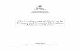 The Involvement of Children in Divorce and - British … · The Involvement of Children in Divorce and Custody ... 2.1.1 What does the current literature/ research say regarding whether