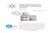 Peptide and protein analysis by capillary HPLC ... HPLC – Optimization of chromatographic and instrument parameters Application ... injector or detector setup.