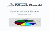 QUICK START GUIDE - MarkBook · QUICK START GUIDE Revised May, 2018 . 2 ... Analyzing and Reporting Data ... 16 Student Report ...