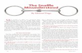 The Snaffle Misunderstood Article July.pdfMisunderstood By Manuel Trigo ... to make my words more acceptable, but let’s be honest and clear. ... Don’t get me wrong; ...