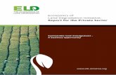 THE ECONOMICS OF AND EGRADATION Economics of Land Degradation Initiative · 2017-02-13 · for sustainable use. ... ELD Economics of Land Degradation Initiative EUR Euro (currency)